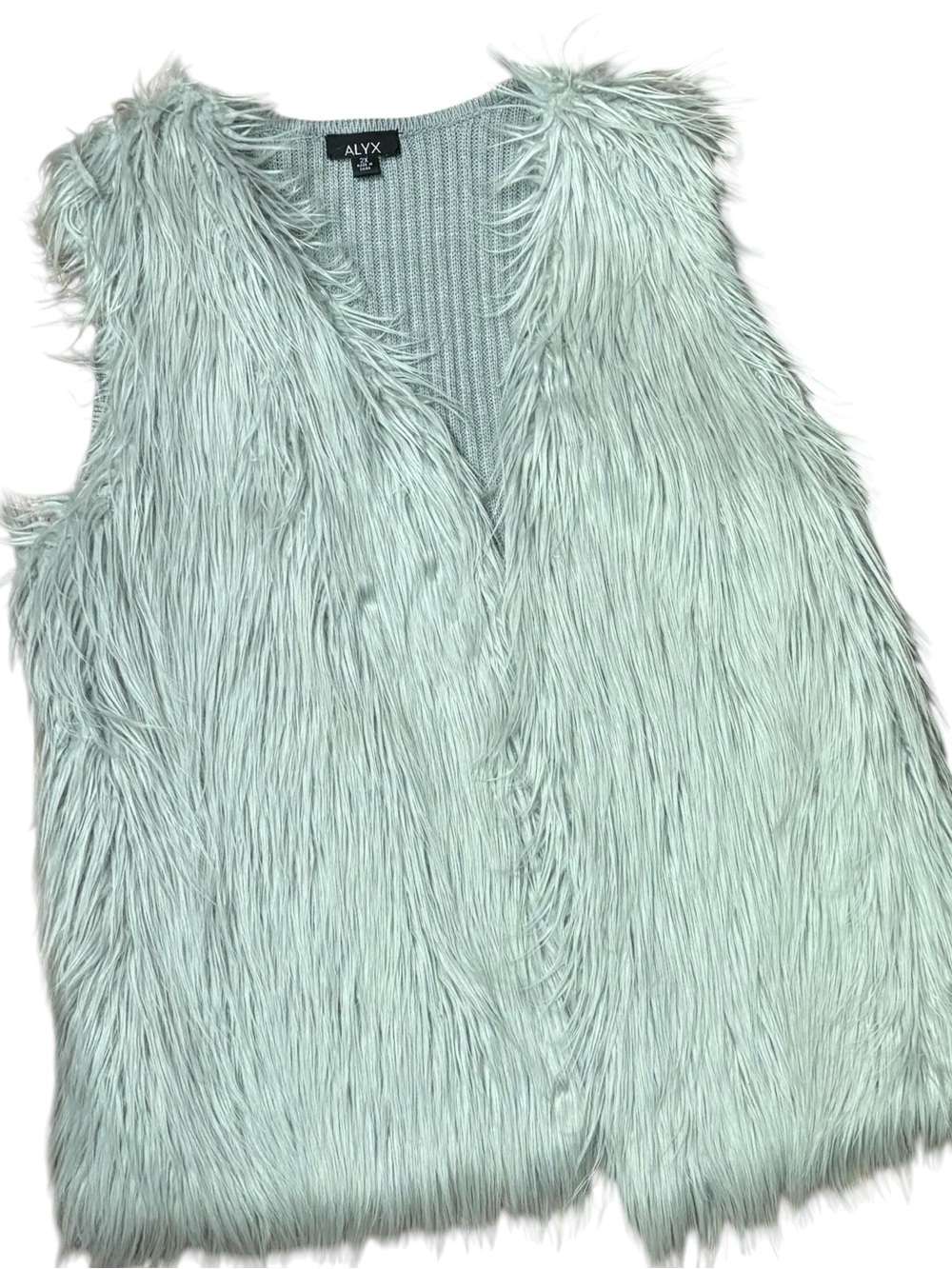 Alyx Gray Faux Fur Vest